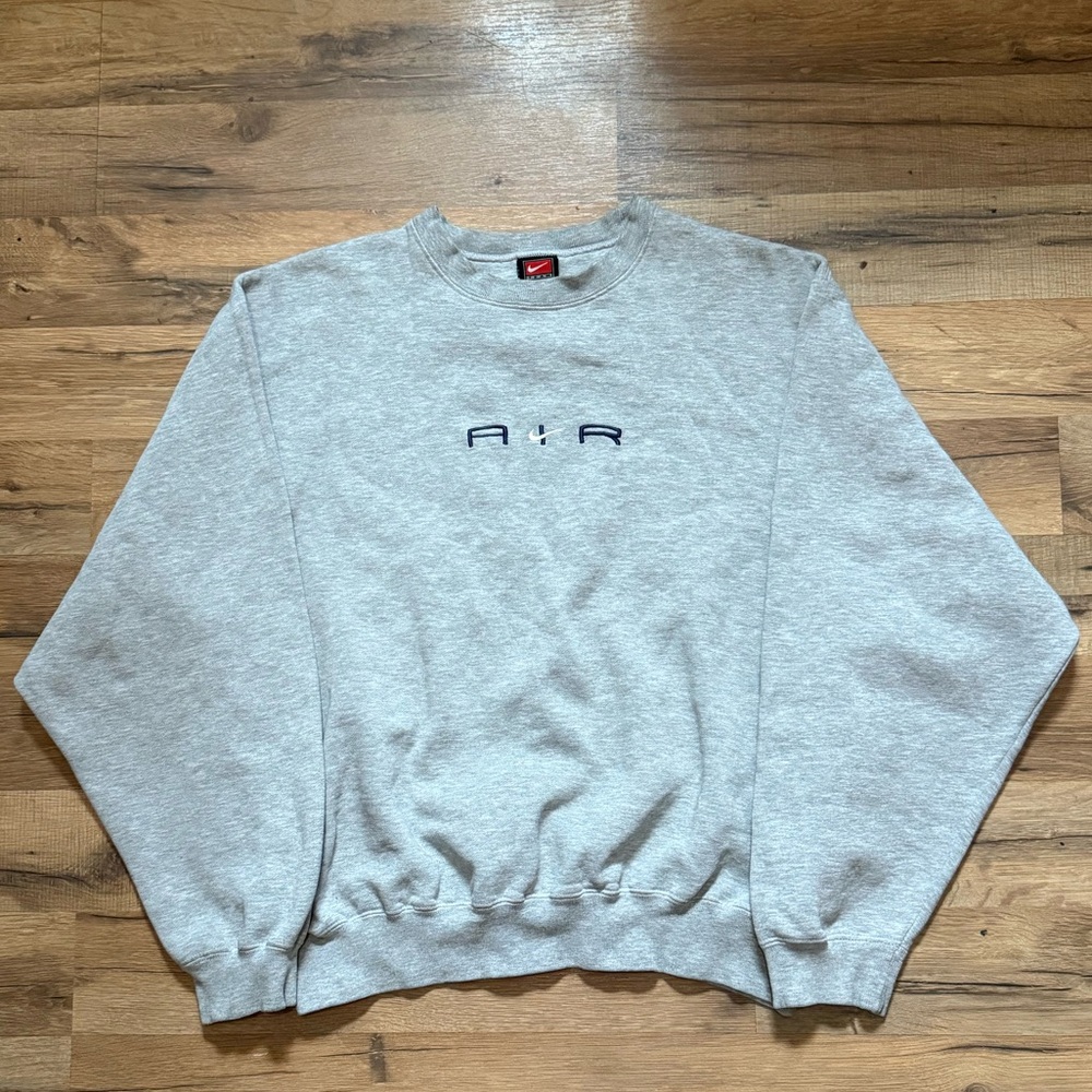 90s Nike Air Team Center Swoosh Crewneck Sweatshirt